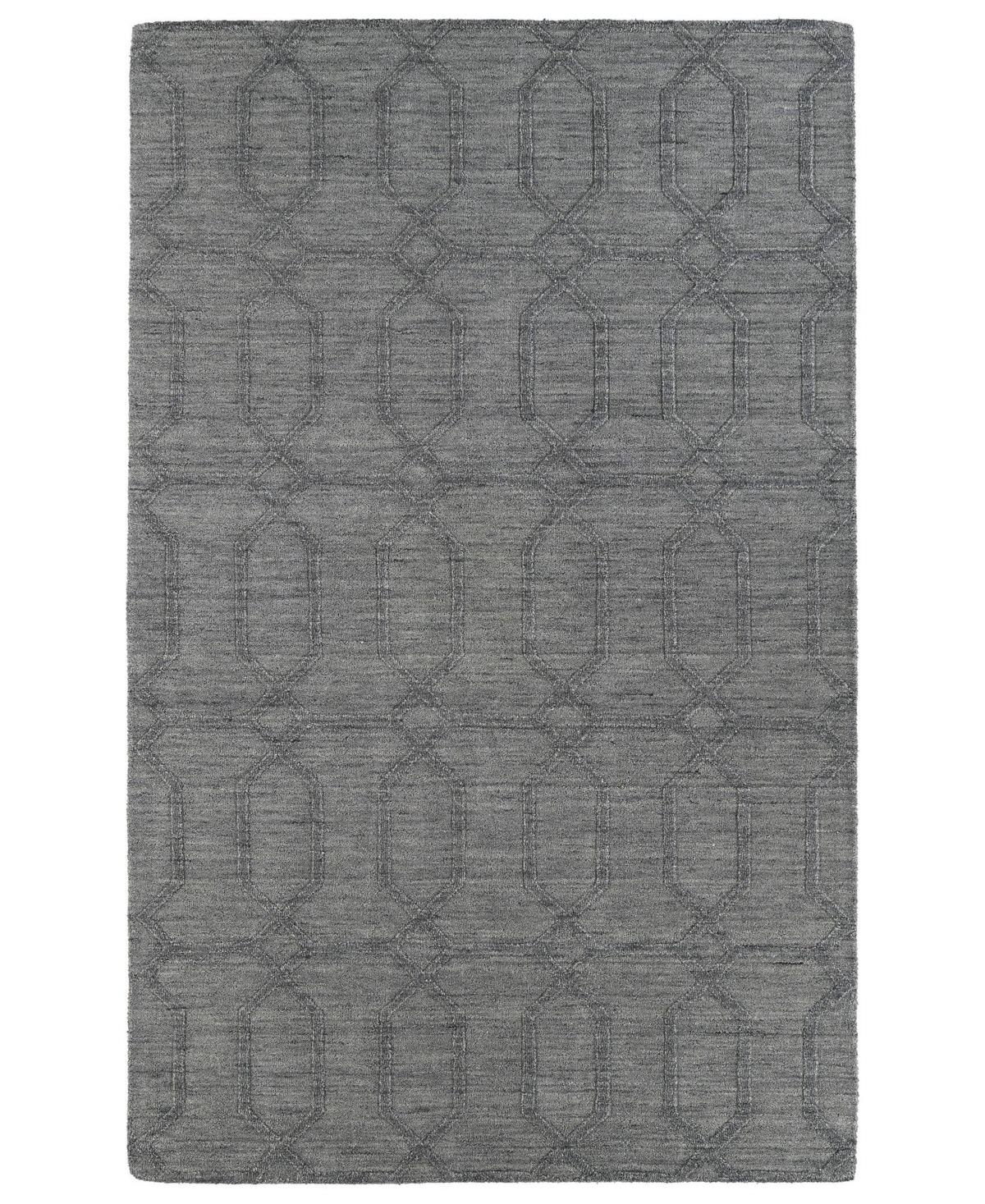 Kaleen Imprints Modern IPM03-75 Gray 8' x 11' Area Rug - Grey