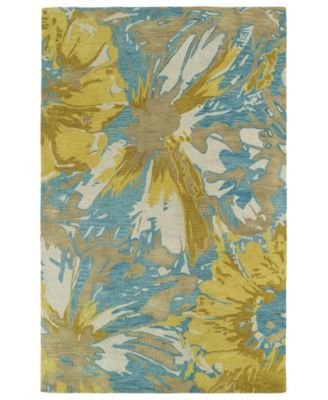 Brushstrokes BRS06-05 Gold 2' x 3' Area Rug