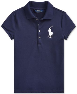 big pony stretch mesh polo