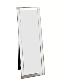 Abbyson Living Agave White Leather Floor Mirror Reviews All