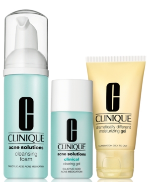 UPC 020714683184 product image for Clinique 3-Pc. Acne Solutions Clinical Clearing Set | upcitemdb.com