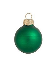2.75" Glass Christmas Ornaments - Box of 12
