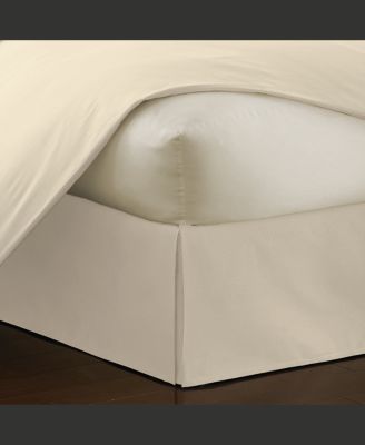 Belles Whistles - Belles and Whistles 14" Tailored White Queen Bed Skirt with Pleats