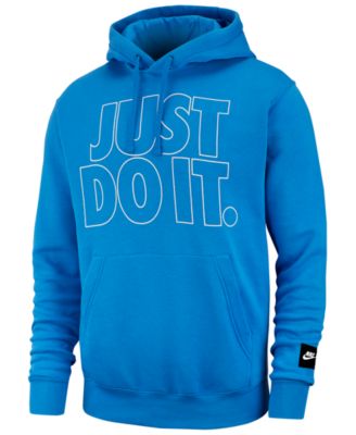 nike just do it hoodie blue