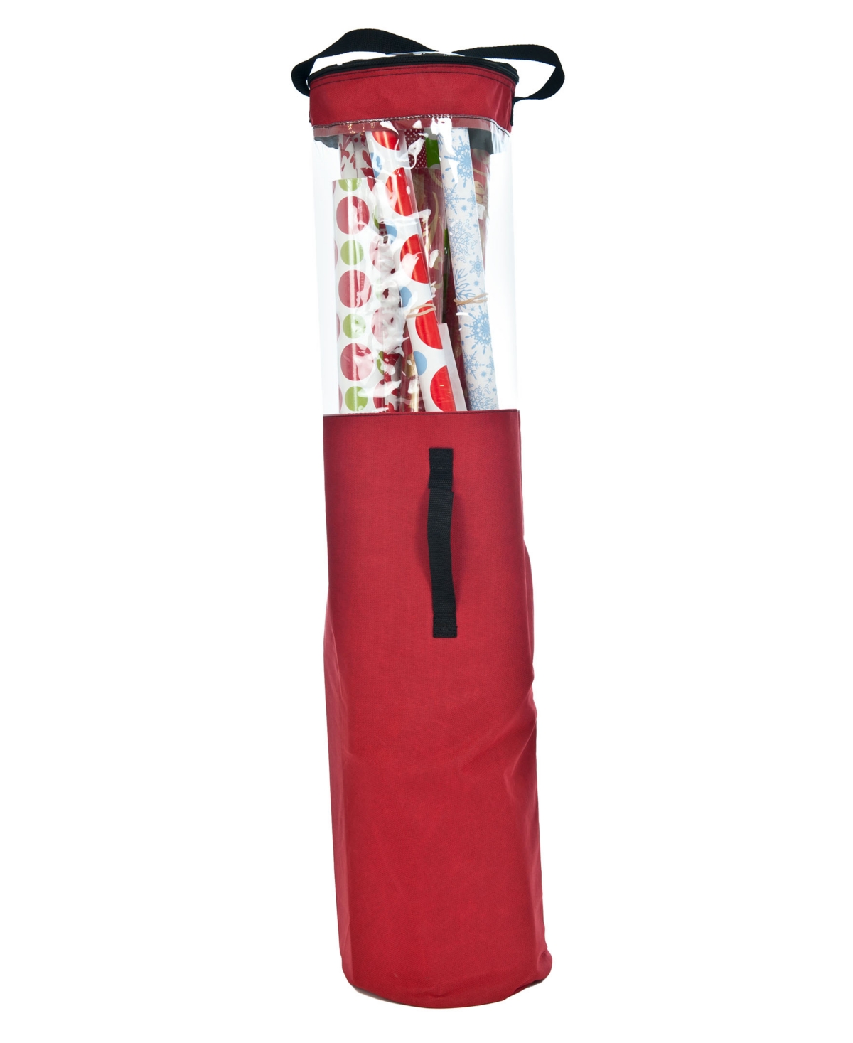 Santa's Bag Christmas Wrapping Paper Storage Container