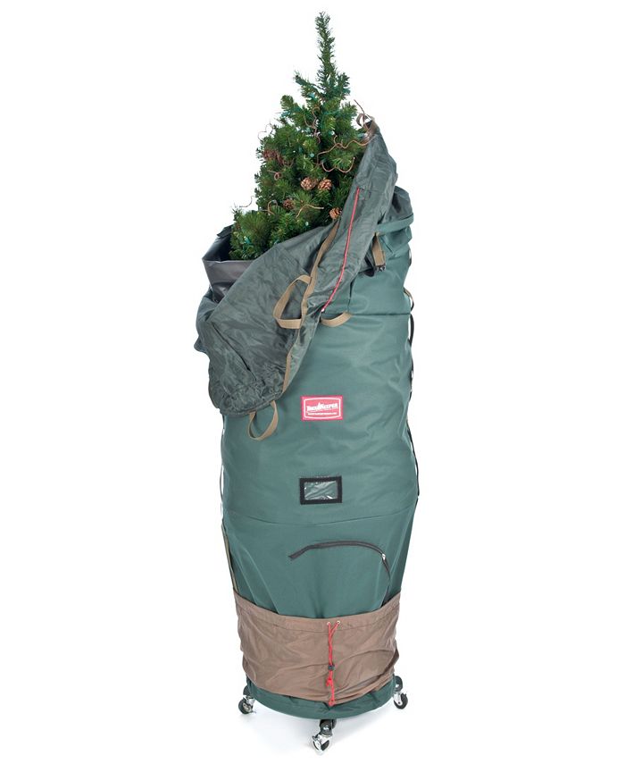 TreeKeeper Medium Upright Tree Storage Bag w/ Rolling Tree Stand