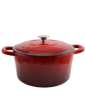 Crock Pot Artisan 7 Quart Enameled Cast Iron Oval Dutch Oven