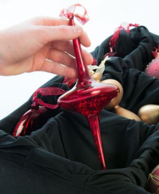 Christmas Ornament Storage Box with Adjustable Dividers