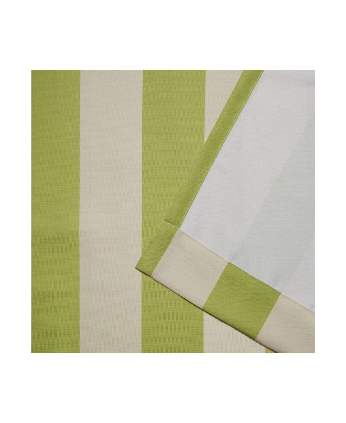 Exclusive Home Canopy Stripe Indoor/Outdoor Grommet Top Curtain Panel Pair, 54