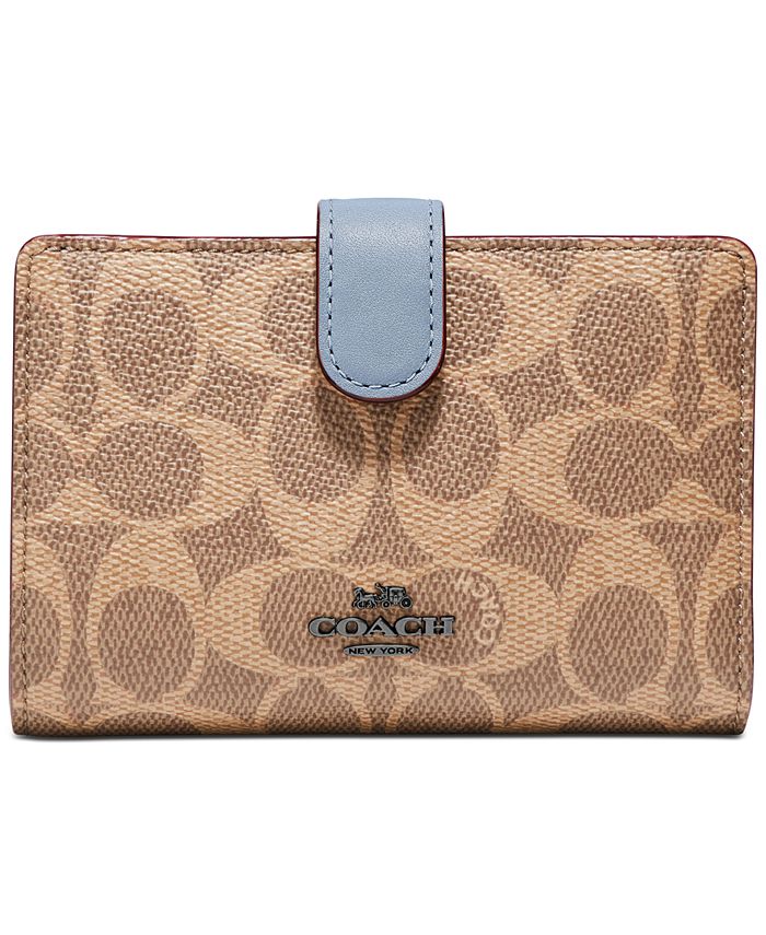 Coach colorblock signature wallet top