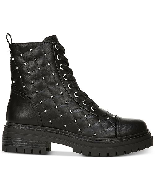 circus by sam edelman soya patent combat boots