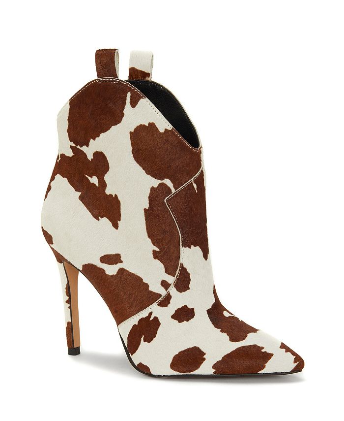 Jessica simpson cow print boots top