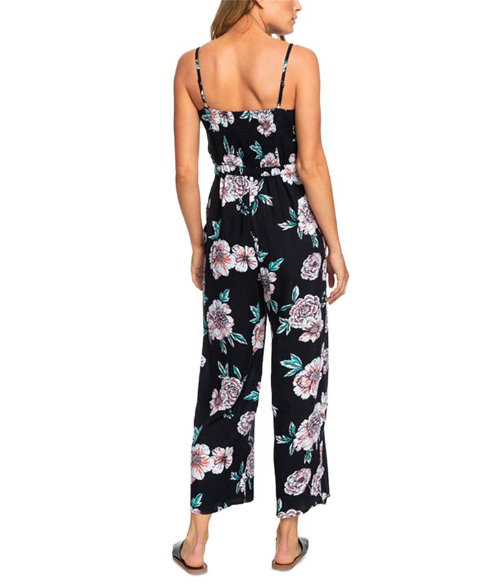 Roxy Juniors' Floral-Print Jumpsuit - Macy's