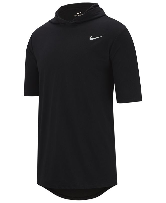 Nike Men's Dri-FIT Short-Sleeve Hoodie & Reviews - Hoodies ...
