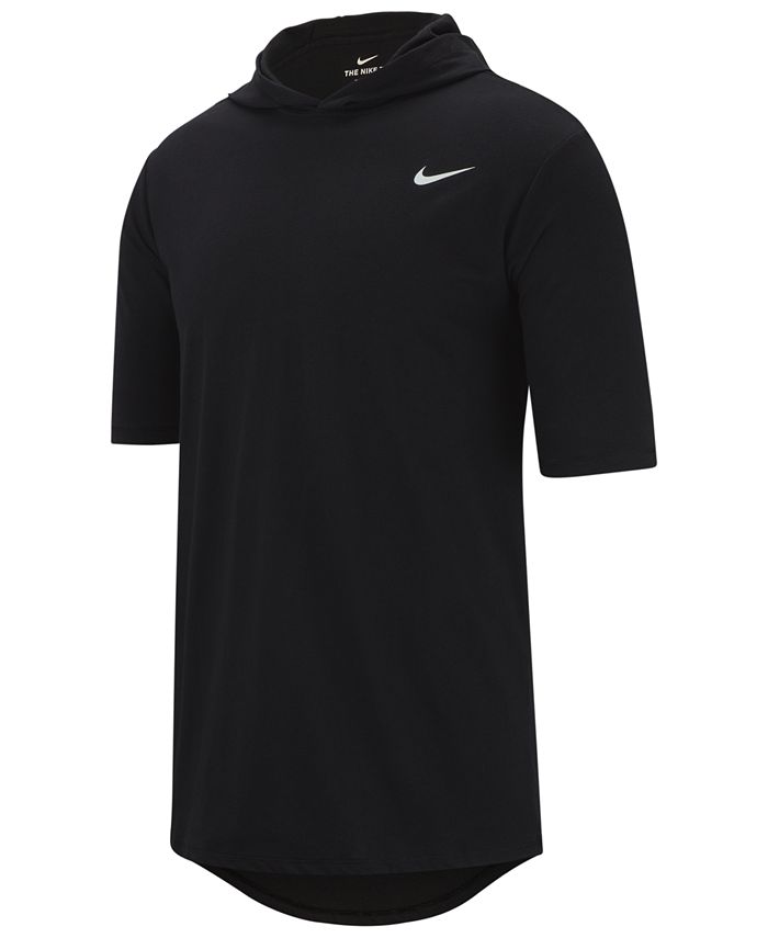 Nike Men's Dri-FIT Short-Sleeve Hoodie - Macy's