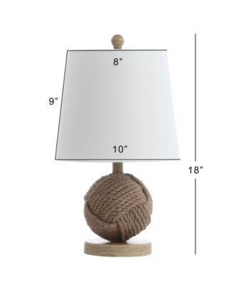 Monkey Fist 18" Rope Ball LED Table Lamp