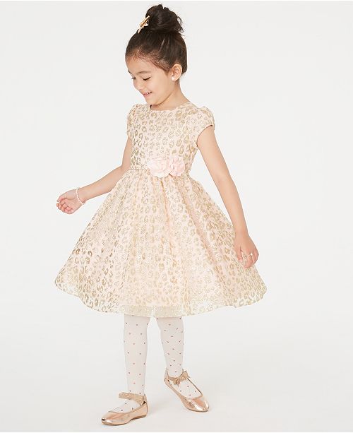 Rare Editions Toddler Little Girls Animal Print Dress Kenneth Cole Rose Bow Flats Reviews Sets Outfits Kids Macy S