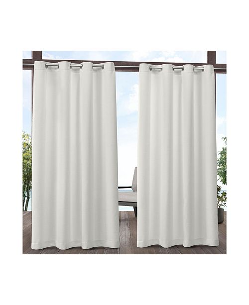 Exclusive Home Delano Heavyweight Textured Indoor Outdoor Grommet