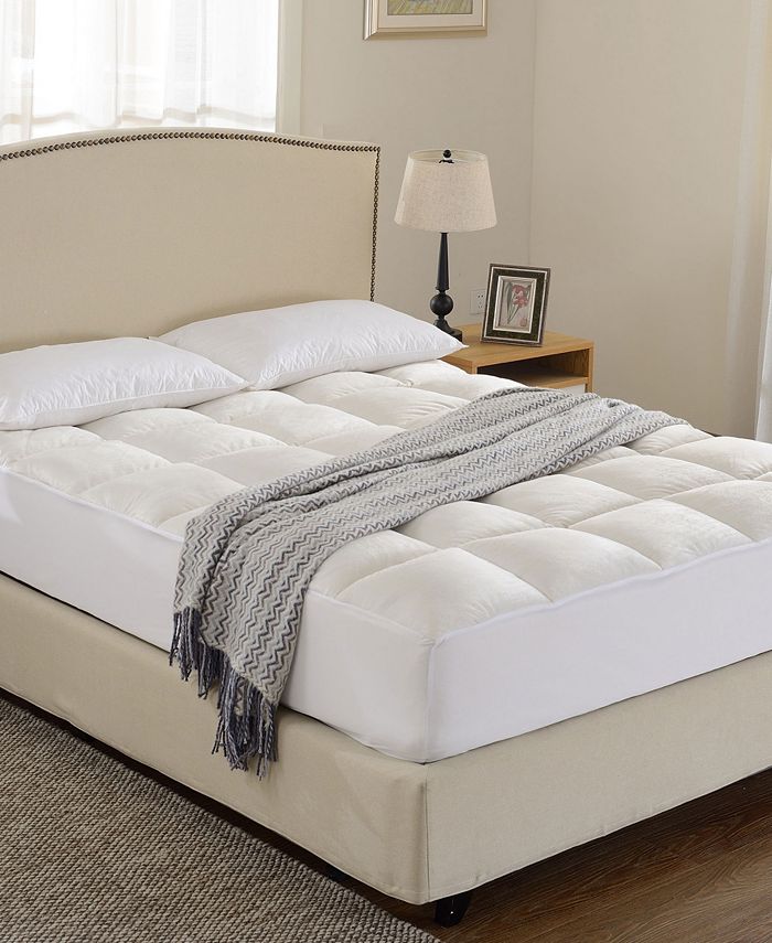 Cheer Collection Luxurious Microplush Mattress Topper Queen Macy's