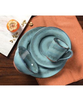 Toren Denim 16 Piece Dinnerware Set