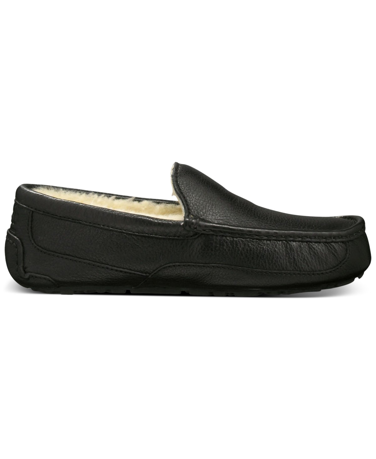 Мужские UGG® Men's Ascot Leather Moccasin Slippers — фото 1