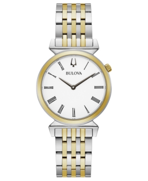 image of Bulova Women-s Regatta Two-Tone Stainless Steel Bracelet Watch 30mm