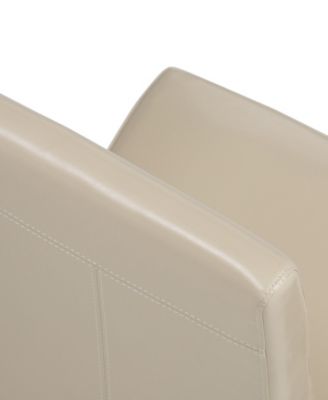 Avery Faux Leather Parson Chairs, Quick Ship (Set of 2)