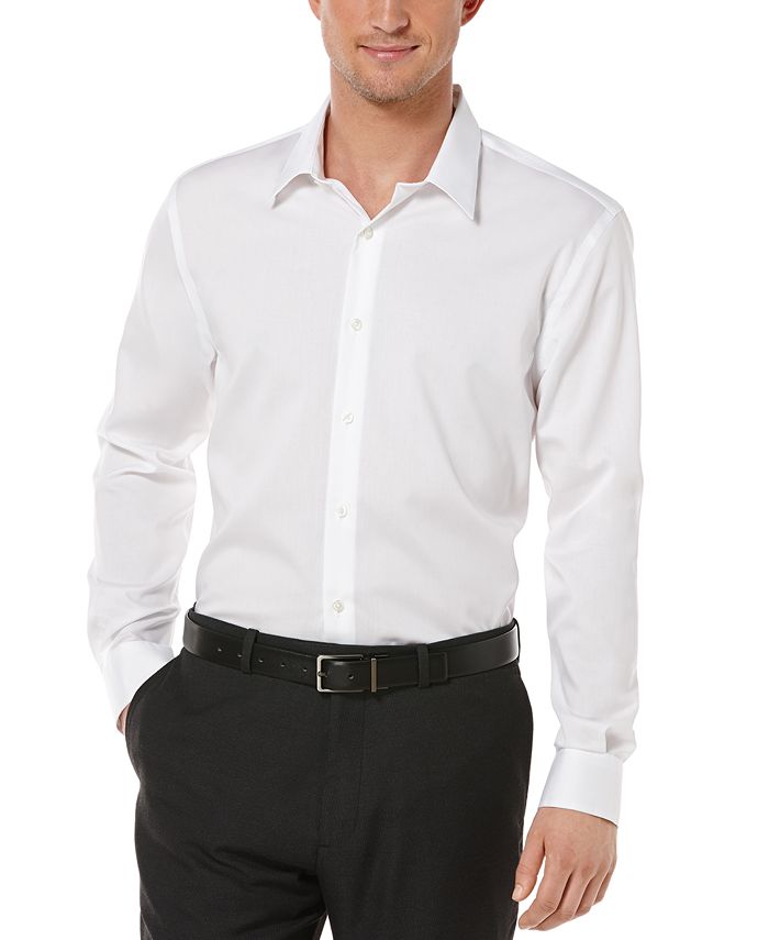Perry Ellis Big and Tall Long Sleeve Non-Iron Shirt - Macy's
