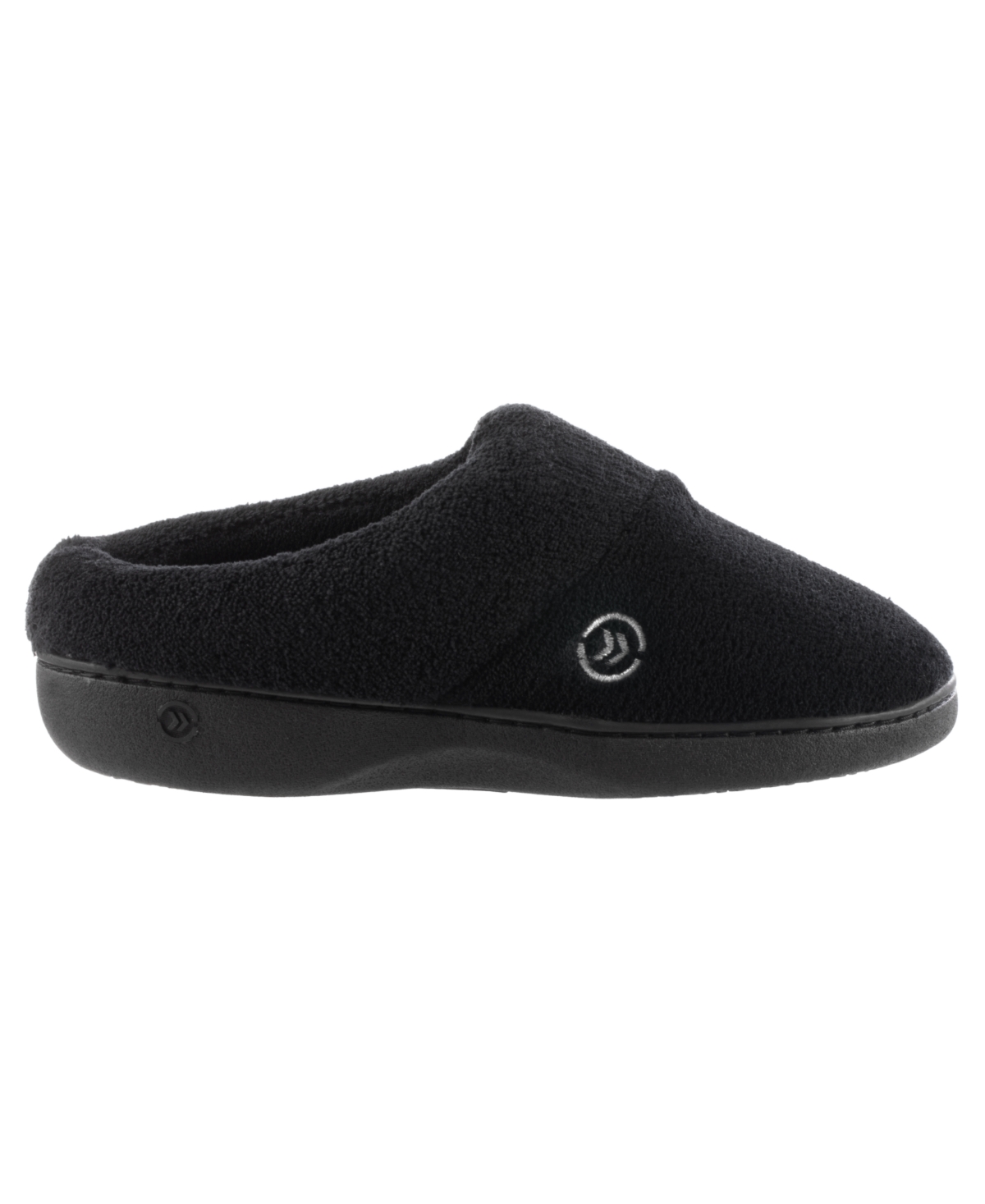 Isotoner Signature Women's Micro Terry Sport Hoodback Slippers