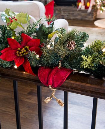 banister protection garland ties