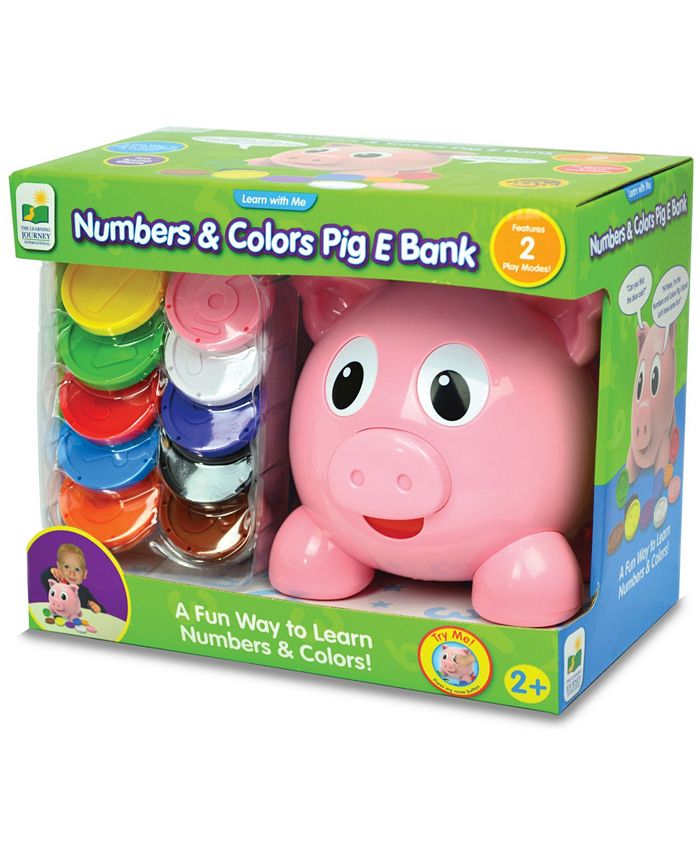 The Learning Journey Learn With Me Numbers and Colors Pig E Bank Macy's