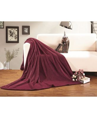 Luxury Plush Fleece Blanket, Full/Queen