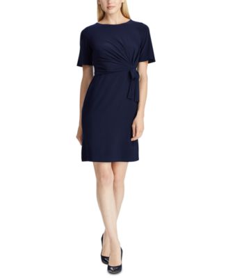 American Living - Self-Tie Short-Sleeve Jersey Dress