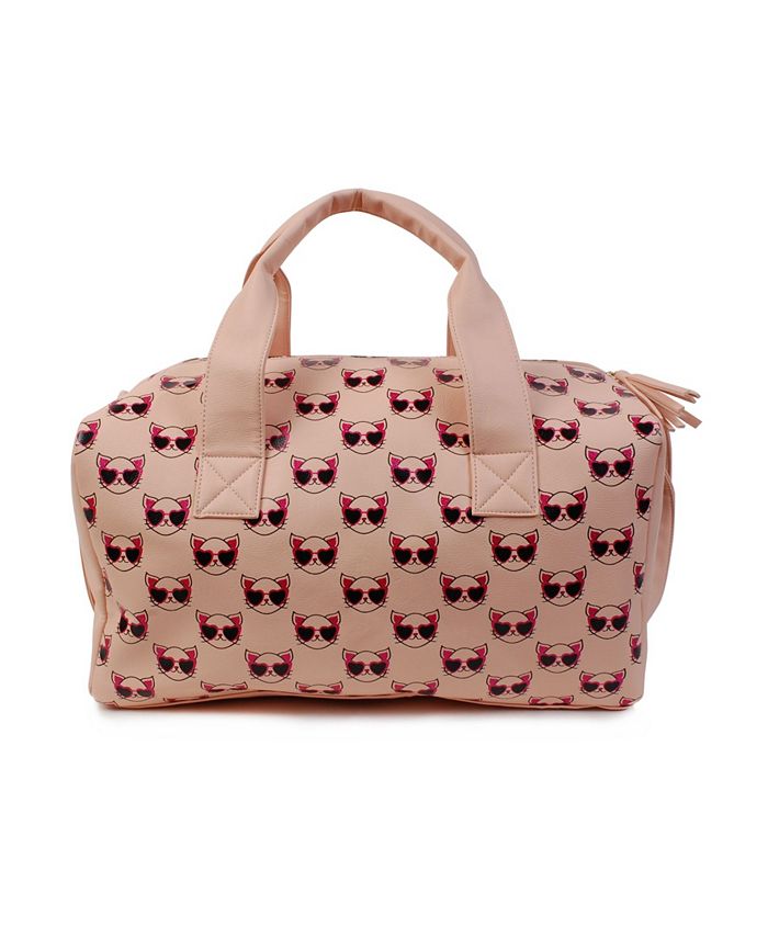 OMG! Accessories Kitty Printed Duffle Bag Macy's