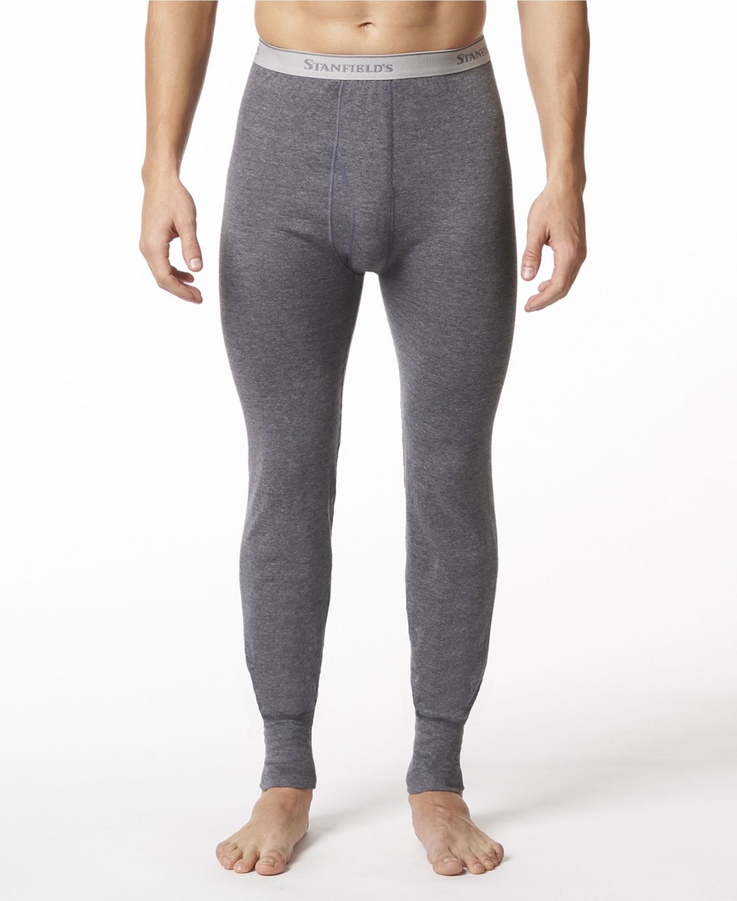 Men's 2 Layer Cotton Blend Thermal Long Johns