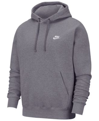 grey and white hoodie