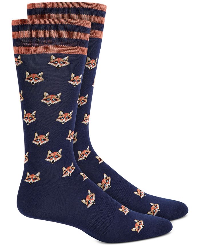 Bar III Men's Fox Socks, Created for Macy's - Macy's