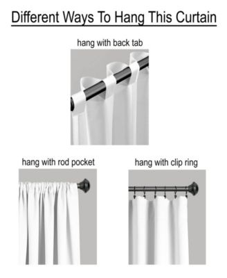 Lush Decor Ivy Tassel Window Curtain Panels