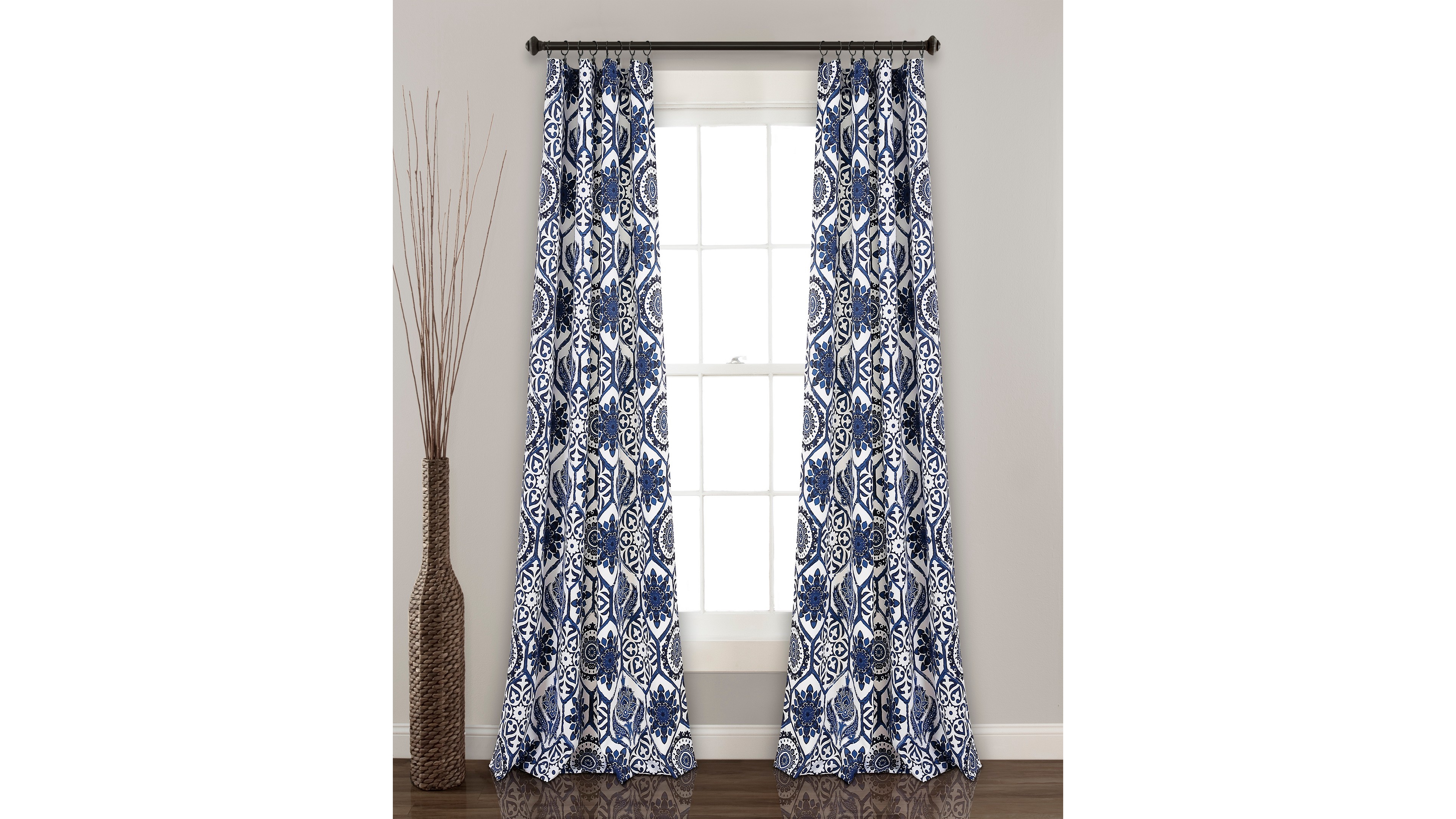 Lush Decor Marvel Light Filtering Window Curtain Panels Pair 52"W x 84"L