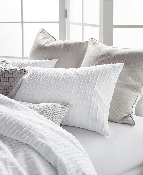 DKNY Refresh Standard/Queen Sham White & Reviews Bedding Collections