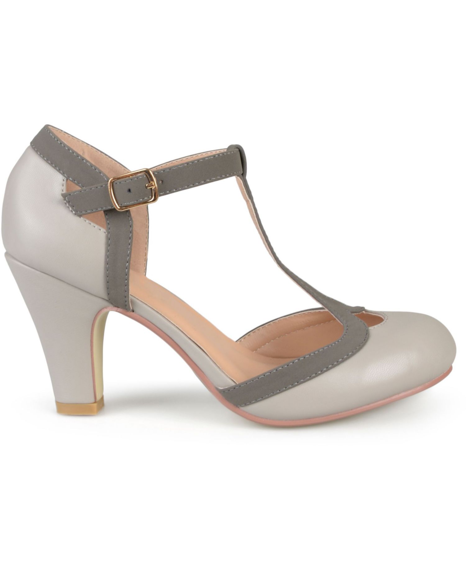 Women's Olina Regular and Wide Width Buckle Pumps
