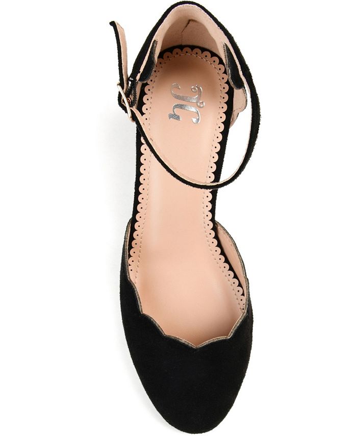 Journee Collection Women's Edna Ankle Strap Heels Macy's