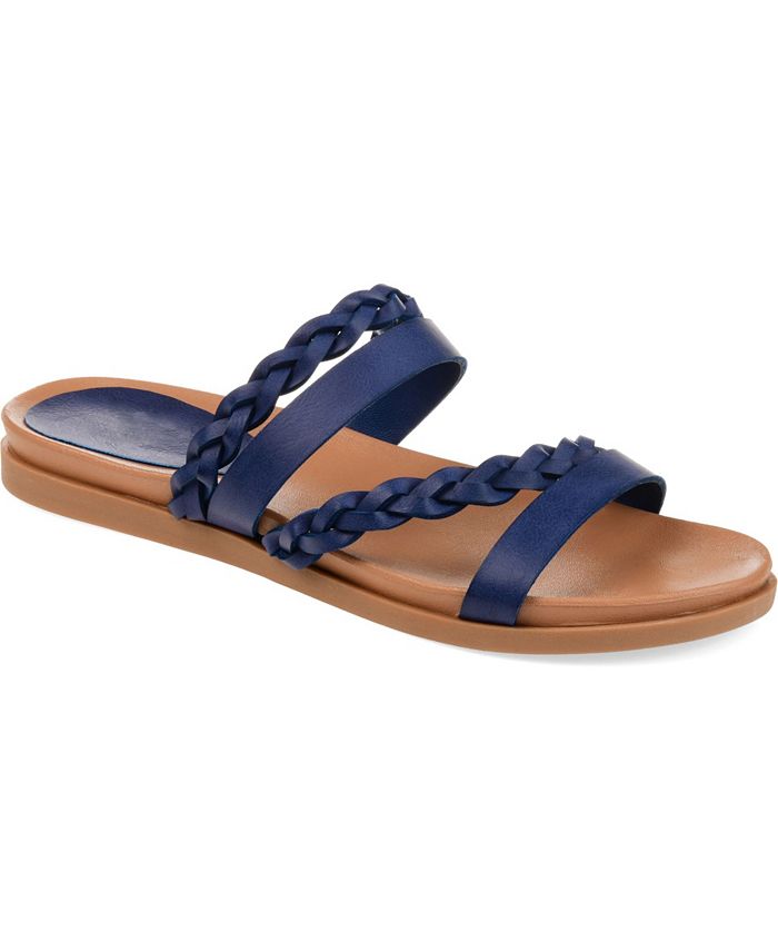 Journee Collection Women's Colette Braided Sandals - Macy's