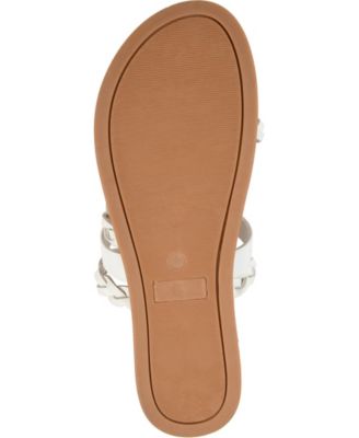 Journee Womens Colette Slide Flat Sandals