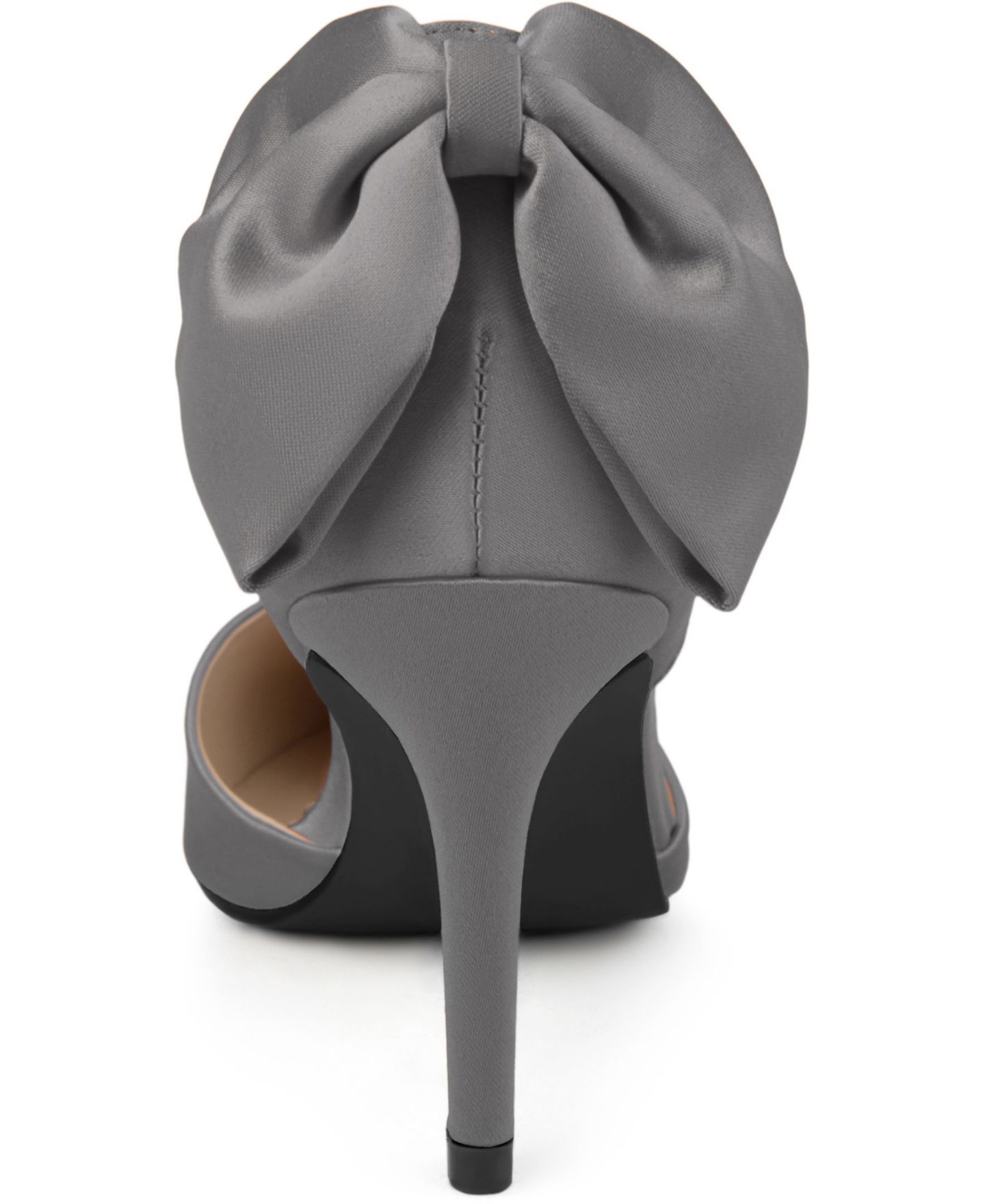 Женские туфли Journee Collection Tanzi Bow Stiletto, цвет: Угольный — фото 5