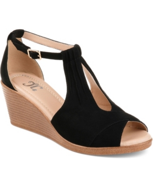 image of Journee Collection Women-s Comfort Kedzie Wedges Women-s Shoes