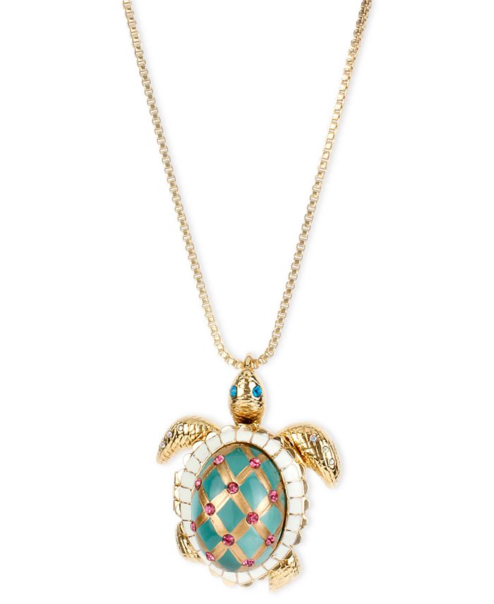Betsey johnson shop turtle necklace