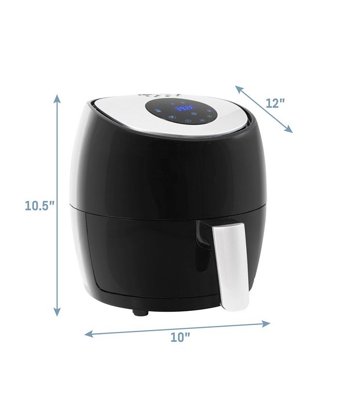 Elite Gourmet Elite Platinum 3.4 Quart Digital Air Fryer 7 Pre Set