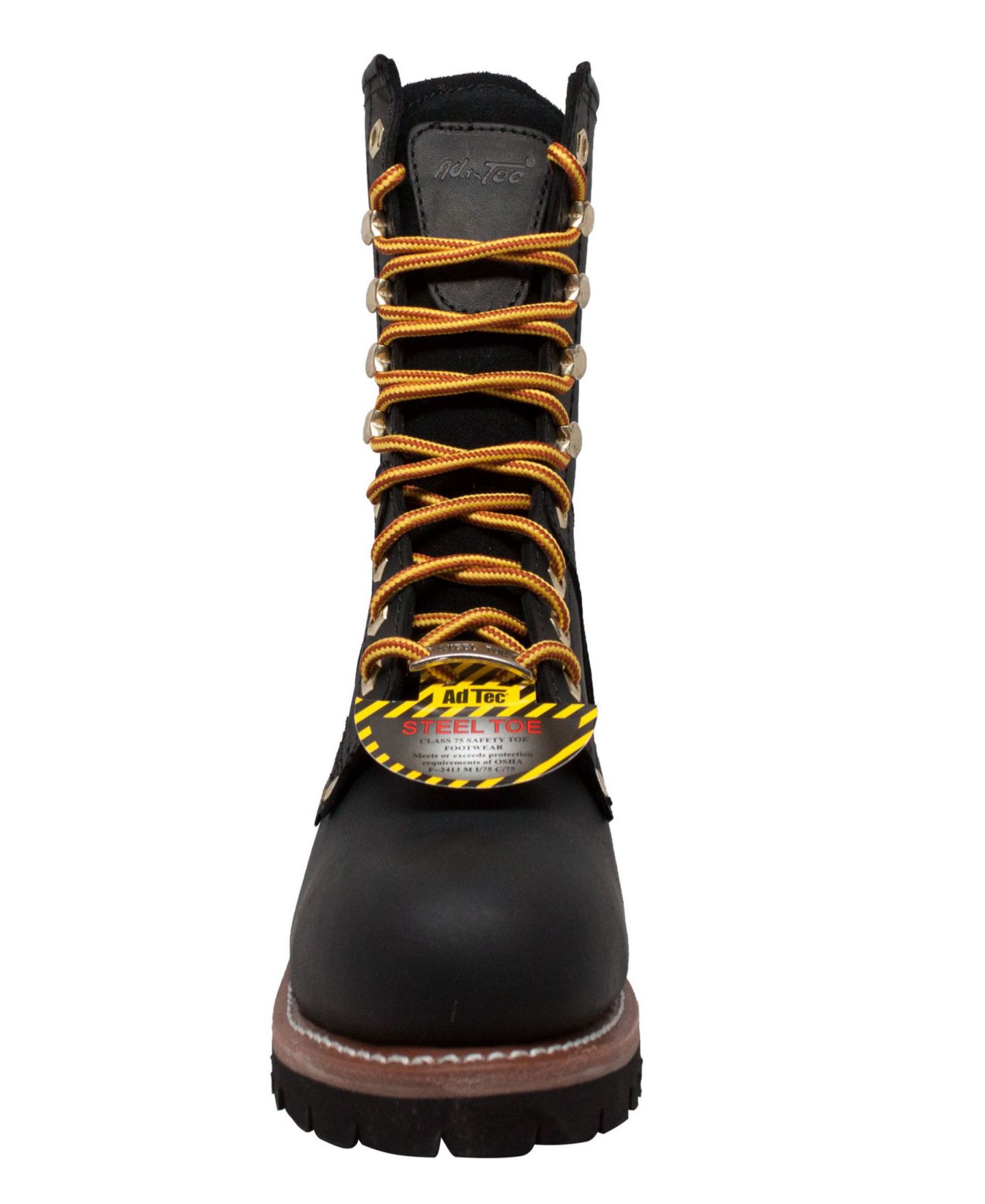 Мужские ботинки AdTec 9" Steel Toe Logger, цвет: Чёрный — фото 3