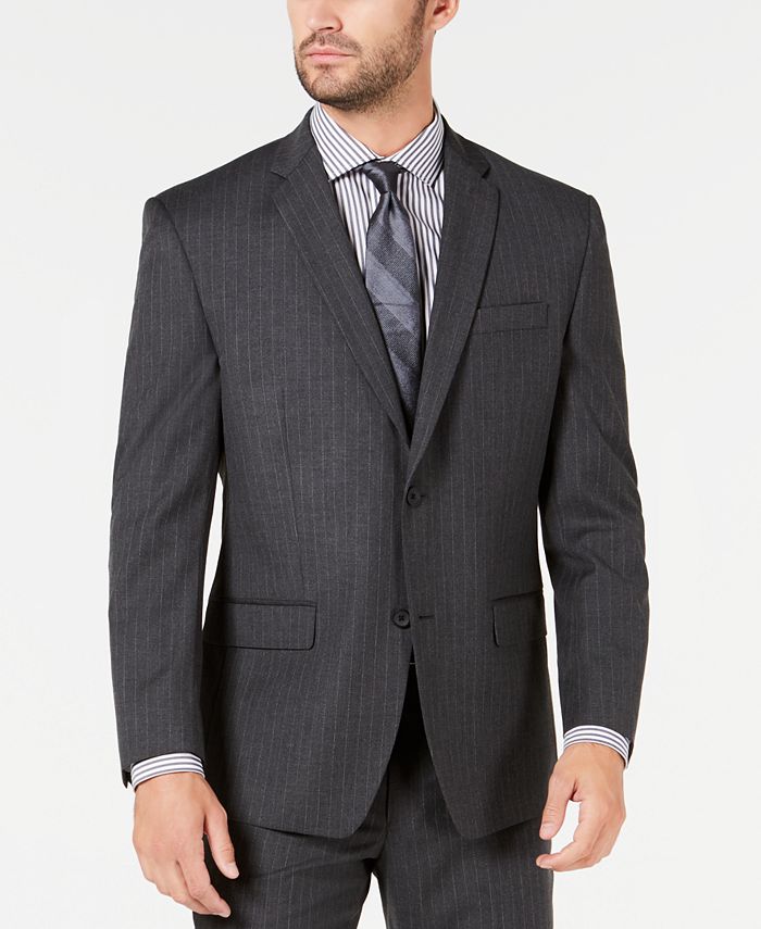 Marc New York Men's Modern Fit Suit Black Size 42